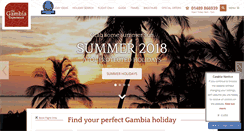 Desktop Screenshot of gambia.co.uk