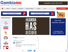 Tablet Screenshot of gambia.com
